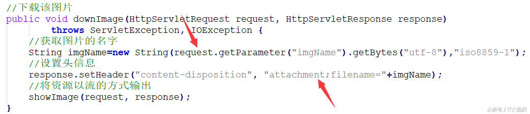 java servlet笔记：设置编码集、文件下载和两种服务器跳转