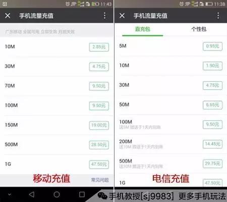 手机流量快没了？在哪儿充值最实惠？