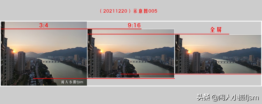 聊手机摄影1：说说手机三种照片分辨率，3:4，9:16，全屏的拍摄