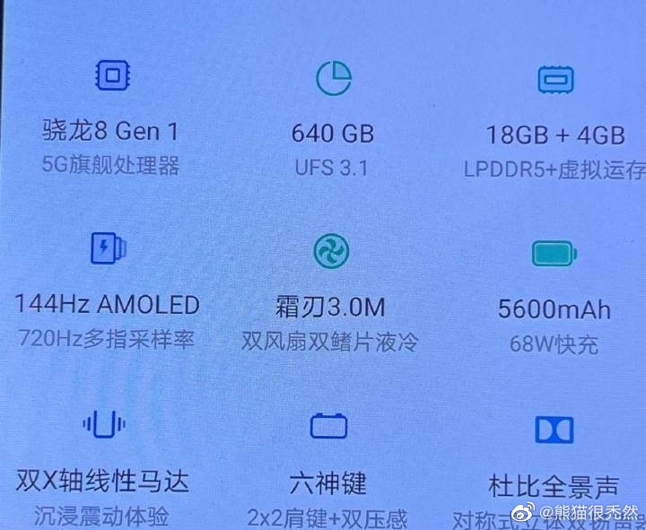 联想拯救者 Y90 电竞手机配备 512 + 128GB 存储规格，共 640GB
