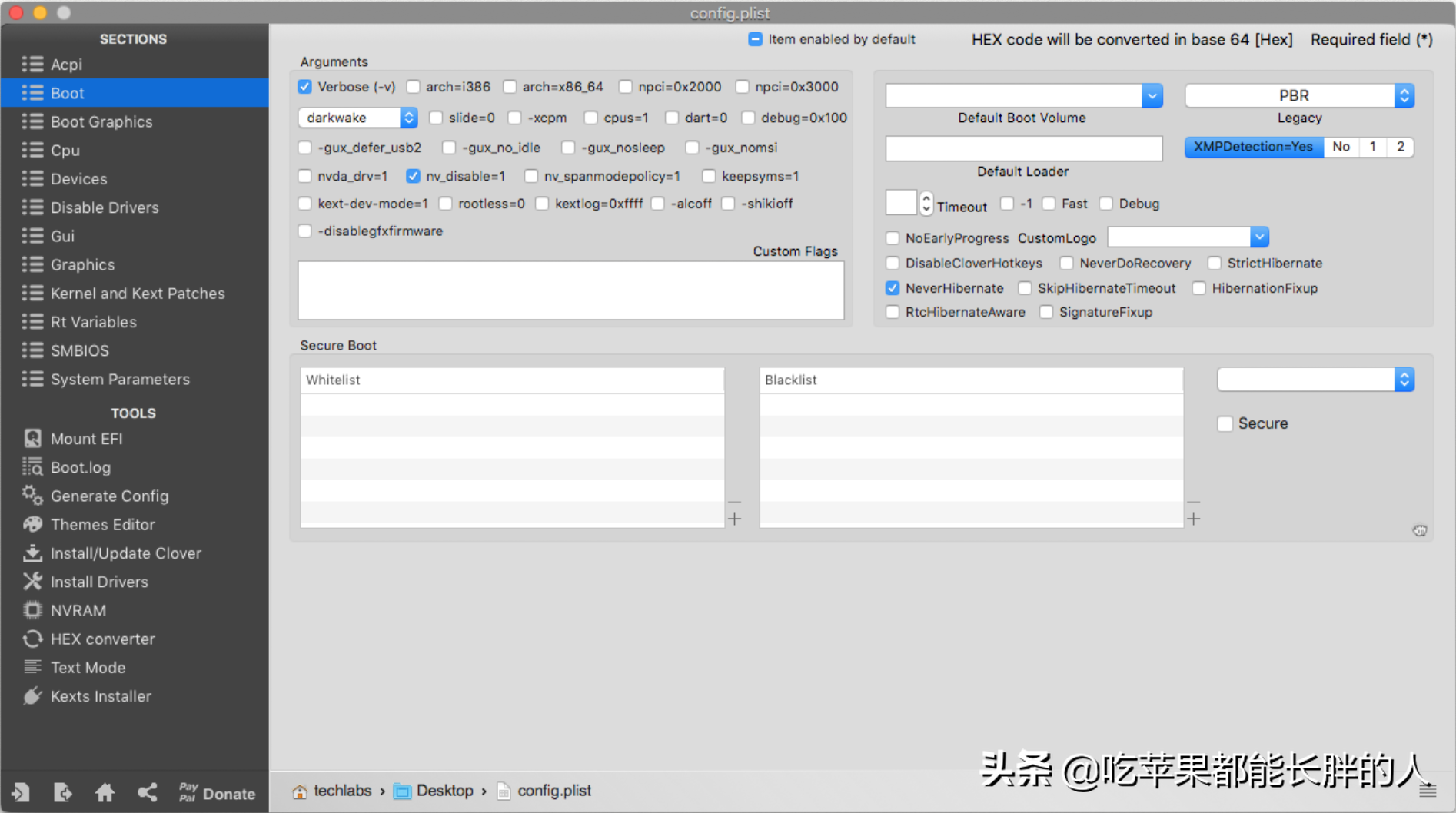 config.plist是什么，没有它任何机器都无法启动进入macOS