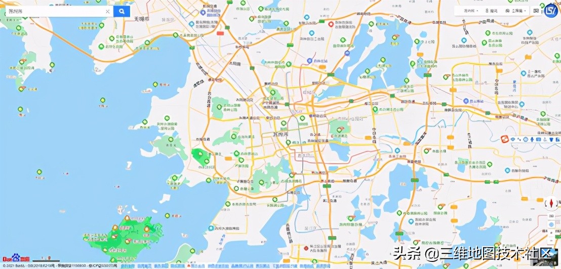 国产地图软件如何查看高清街景地图？
