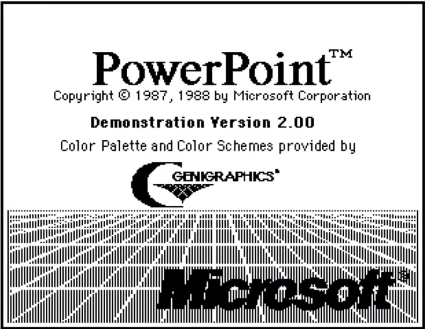 长见识！世界上第一版的PowerPoint，竟然属于苹果公司