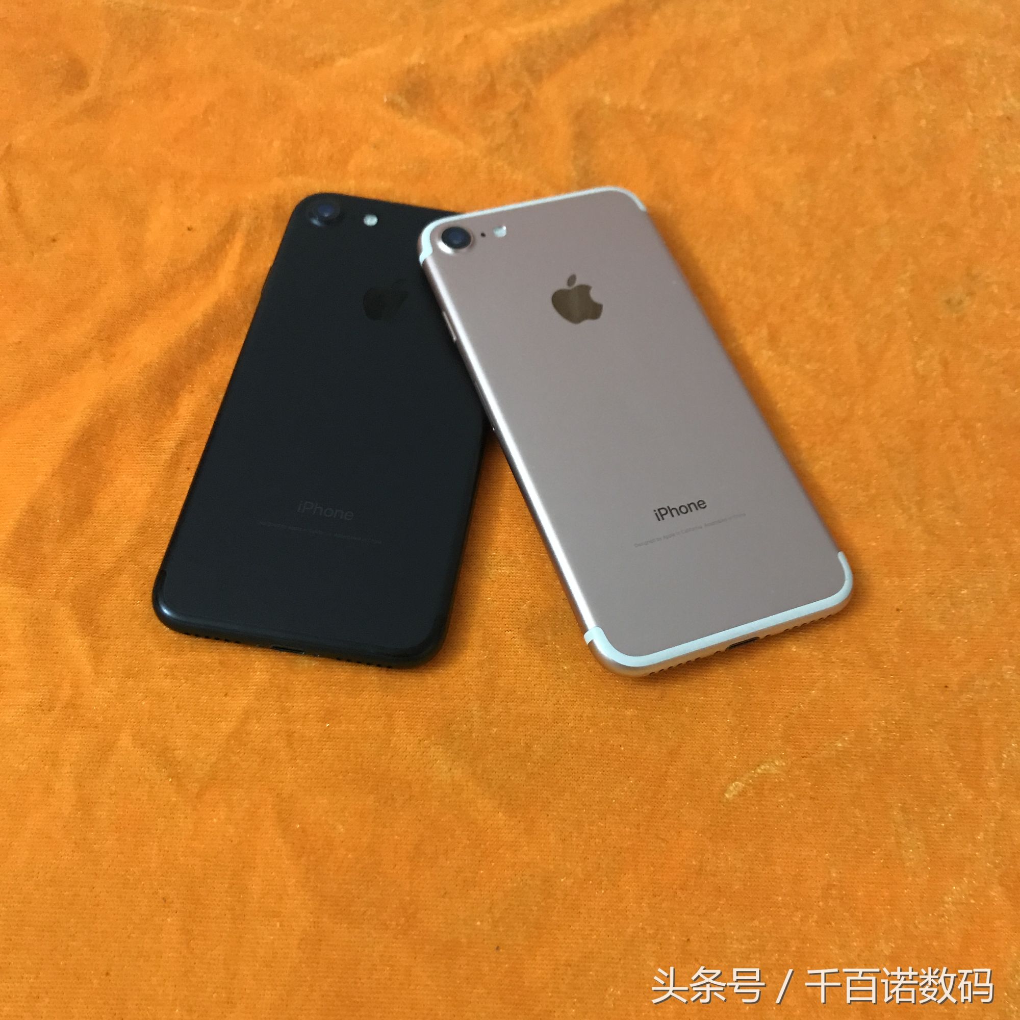 实拍苹果iphone7代四个颜色对比你会如何选择，二手2500左右？