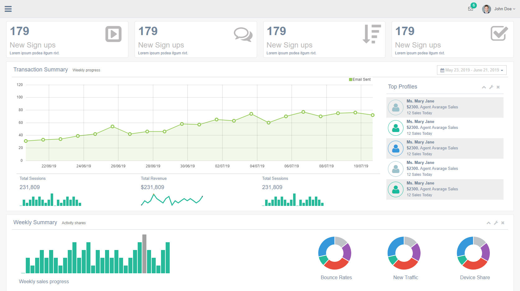 界面美观且友好的前端Bootstrap 3管理模板