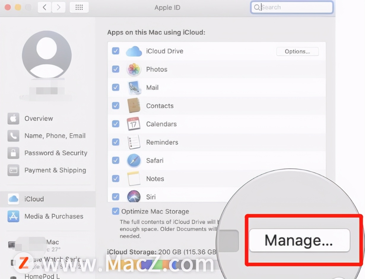 如何在Mac上删除iPhone和iPad iCloud备份？