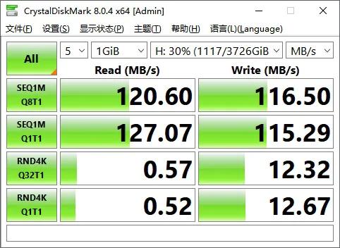 测试了几个硬盘发现一个很有趣的现象