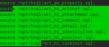 mysql 如何一次性导入多个.sql文件