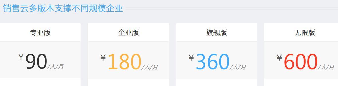 crm管理系统多少钱一套？常见CRM系统价格盘点