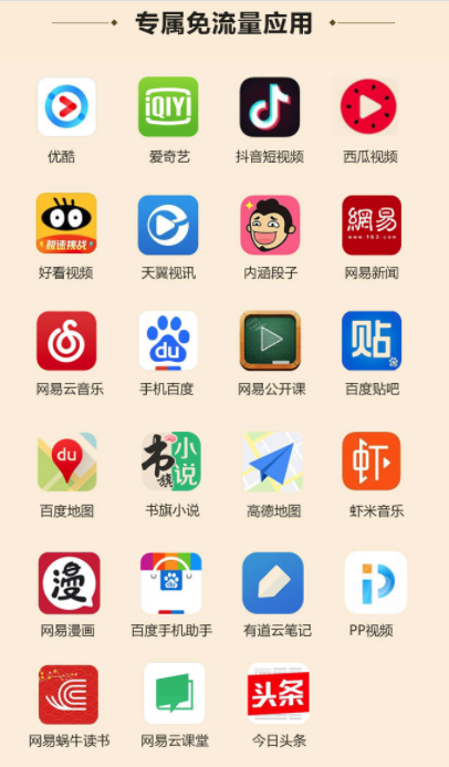 江苏电信推视频王卡 多个视频APP定向免流