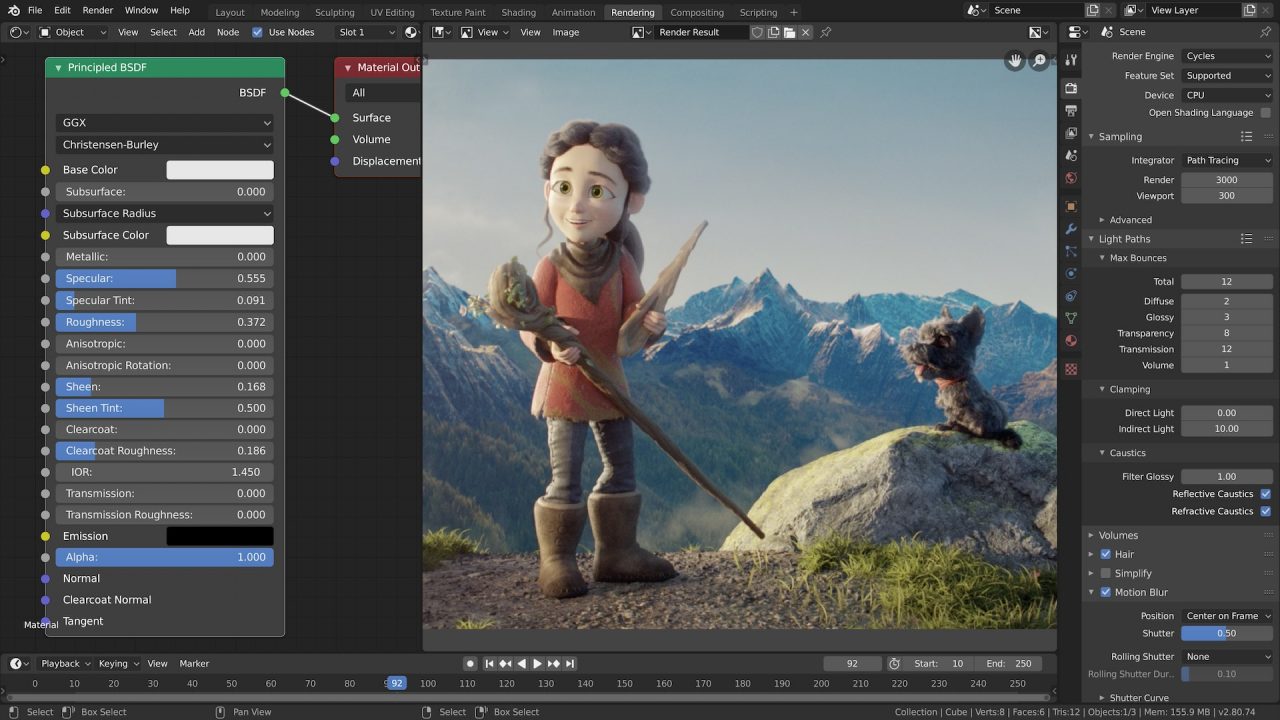 Blender：免费的三维建模动画制作软件