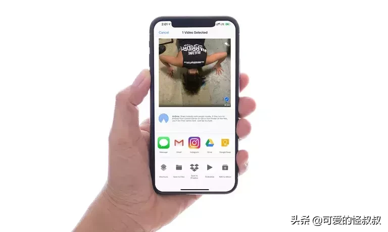 如何从iPhone发送大型视频
