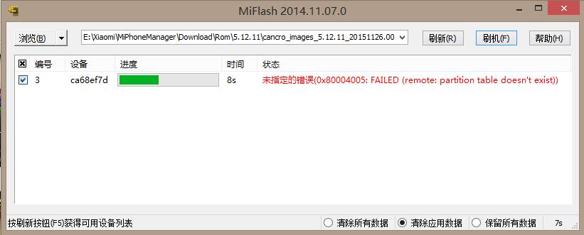 小米红米手机全系Fastboot刷机失败错误全手动救砖教程！
