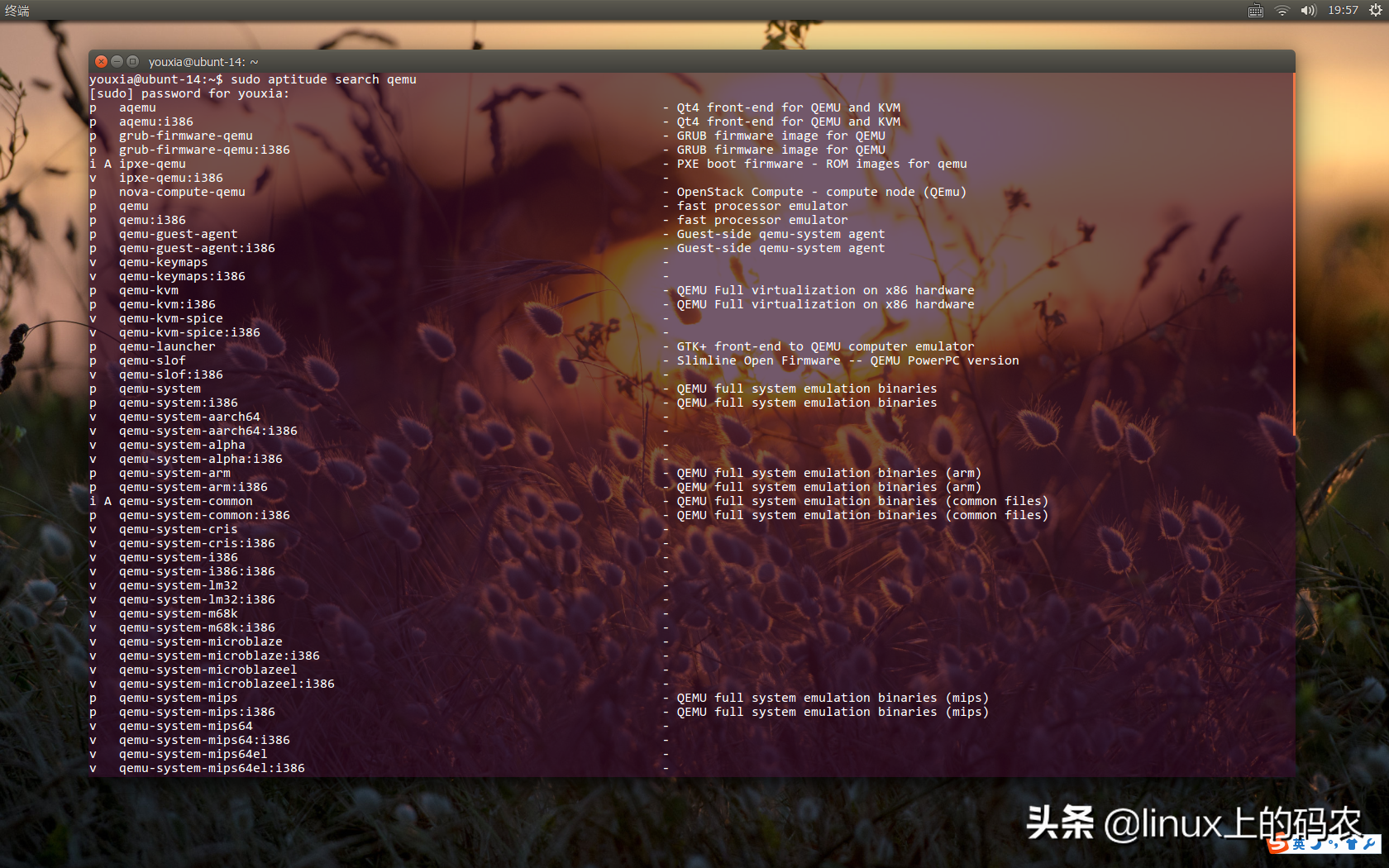 linux系统下，我也用虚拟机——linux虚拟机随笔
