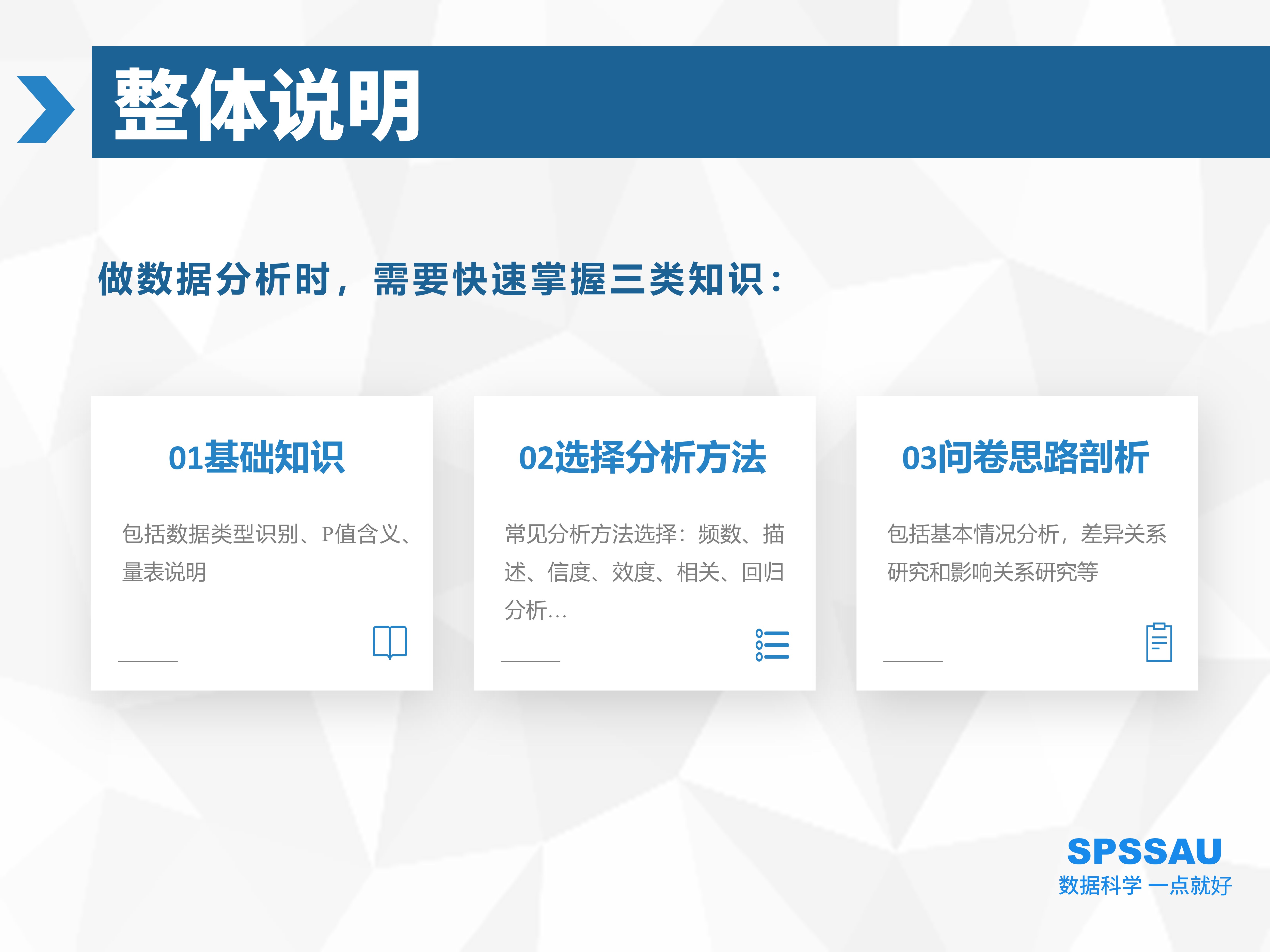 SPSSAU问卷分析快速入门指南