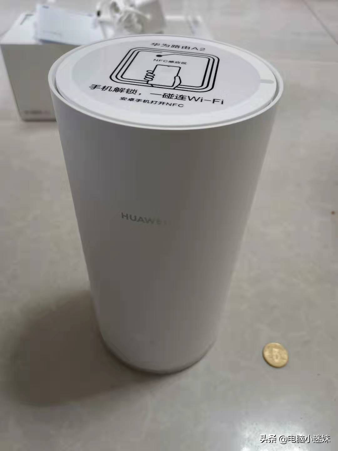 华为路由A2，一碰连网，密码都不要，简单到没朋友
