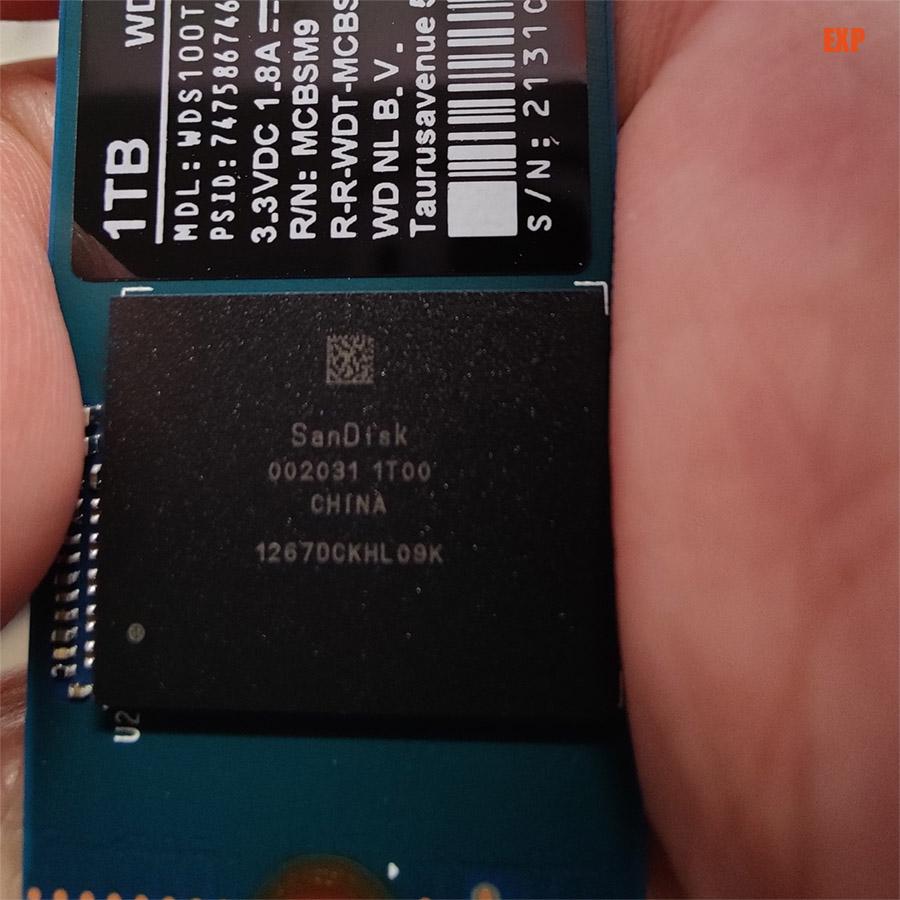 新版西数蓝盘SN550更换闪存致原始写入速度减半，仅绿盘SN350水平