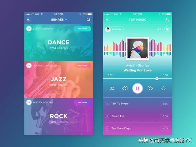 十分钟，带你看懂15种最受欢迎的UI界面设计