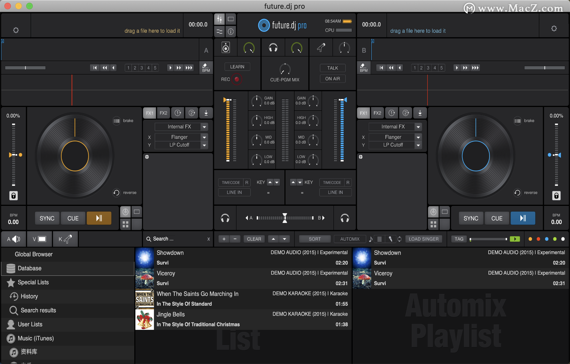 XYLIO future.dj pro for Mac(DJ混音软件)