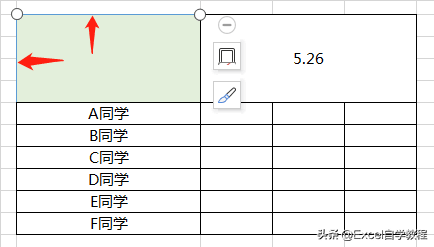 Excel自学教程：三栏斜线表头——高精度做法