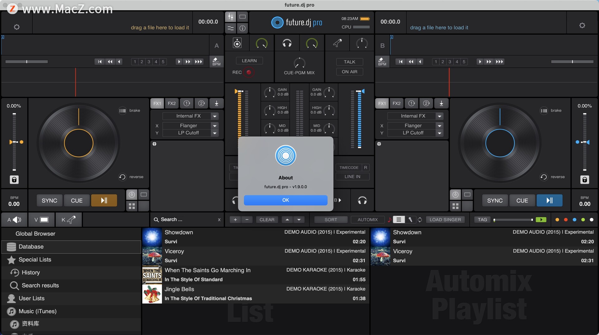 XYLIO future.dj pro for Mac(DJ混音软件)
