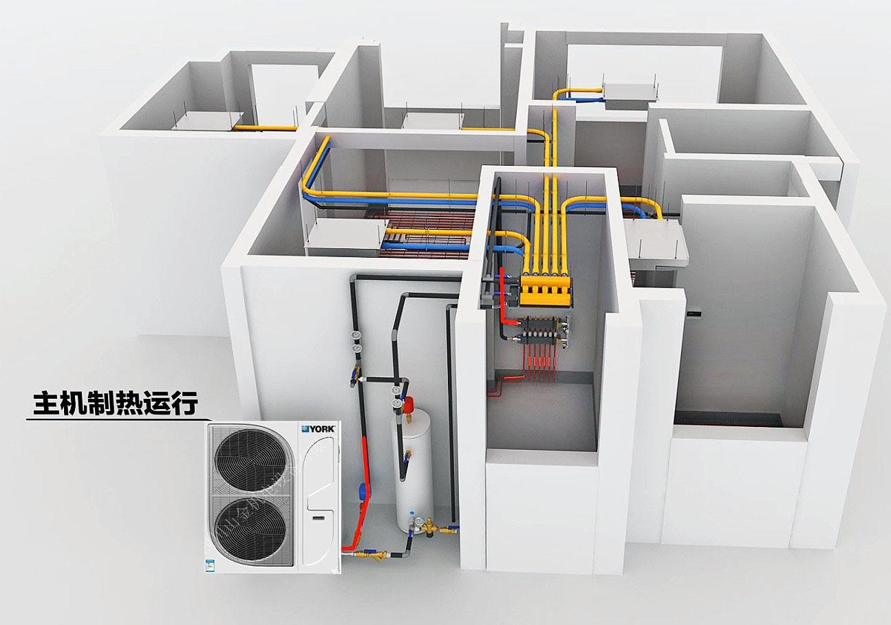约克水暖二合一可以带多少个空调？老百姓家里该这样选择