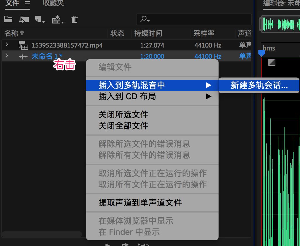 Adobe Audition 的一些小技巧