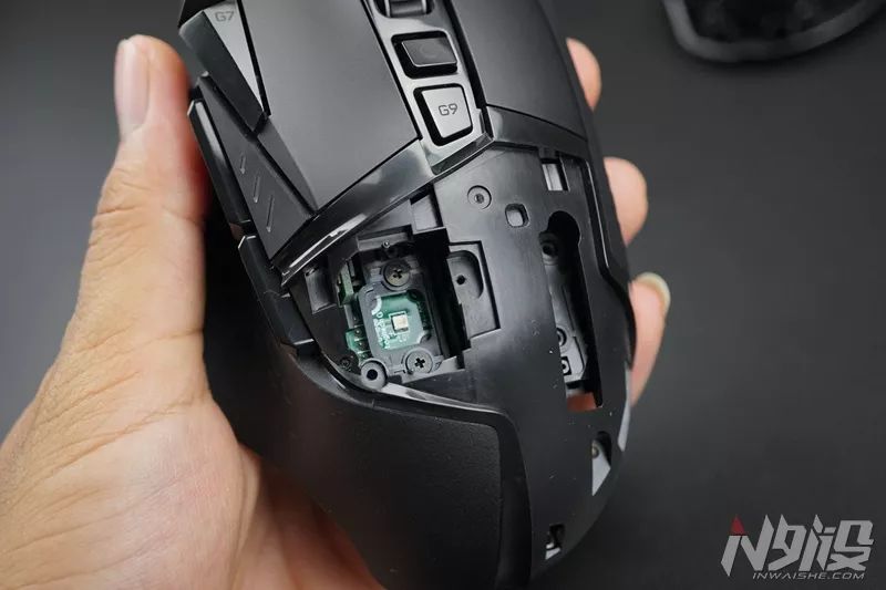 罗技G502 LIGHTSPEED无线游戏鼠标拆解分享