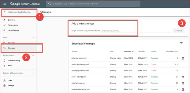 Google SEO基础教程：如何为网站提交站点地图？