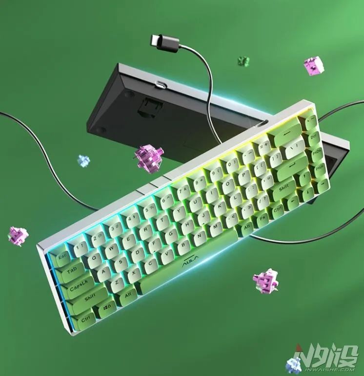 狼蛛发布F3068系列蓝牙双模热插拔机械键盘