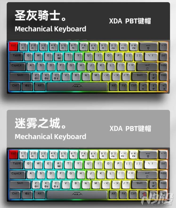 狼蛛发布F3068系列蓝牙双模热插拔机械键盘