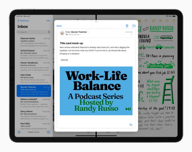 iPad OS 15发布，分屏和多任务处理方便了