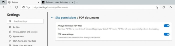 Edge 95优化PDF阅读体验：打开时可恢复到上次离开的位置