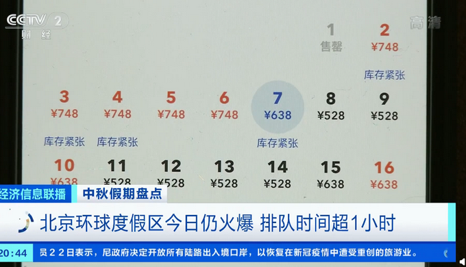 十一期间北京环球影城人均消费或超3000元