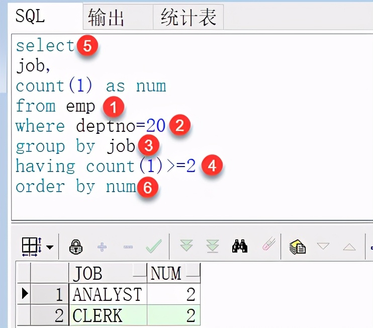 Oracle优化：sql语句的执行顺序
