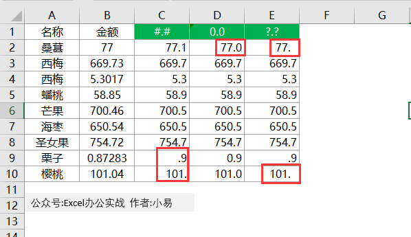 Excel如何设置万元显示？讲解到每个符号用法