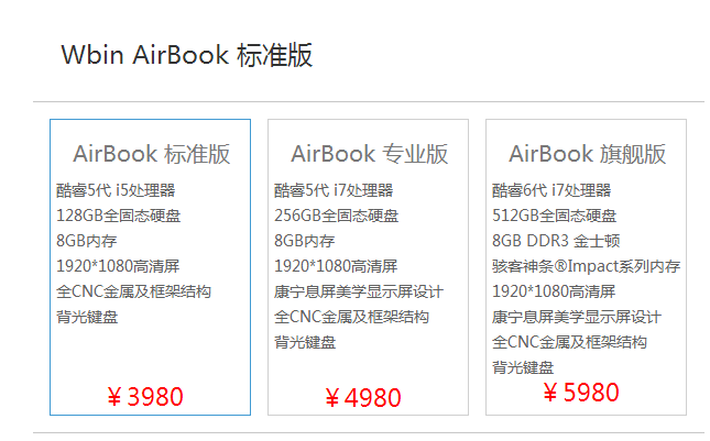 AirBook实力扛鼎 国产超极本的“惊天大逆转"