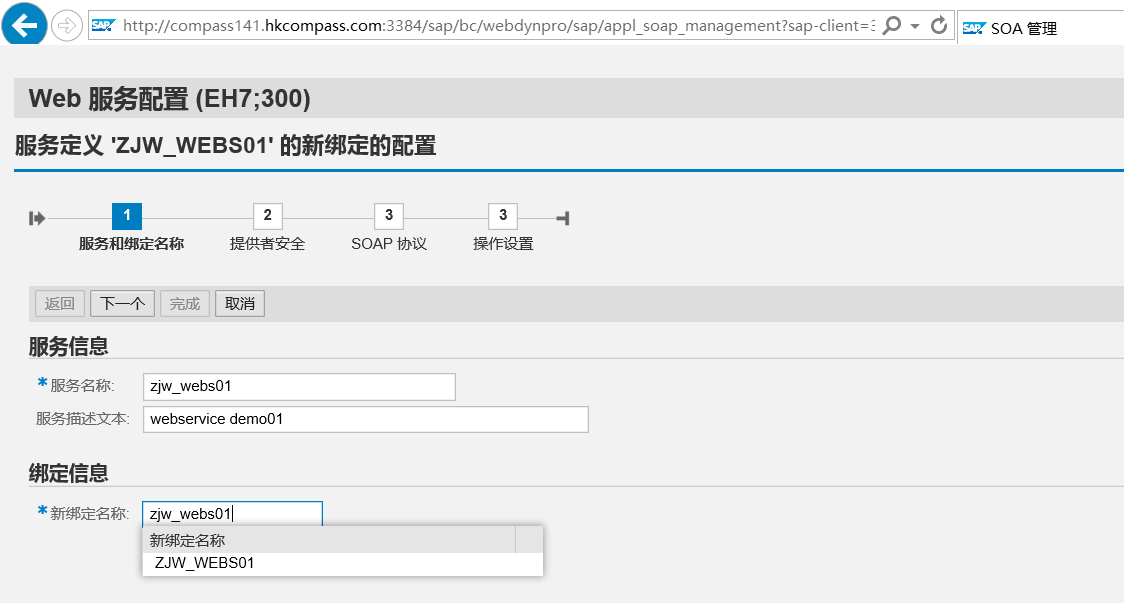 SAP 发布webservice和调用webservice