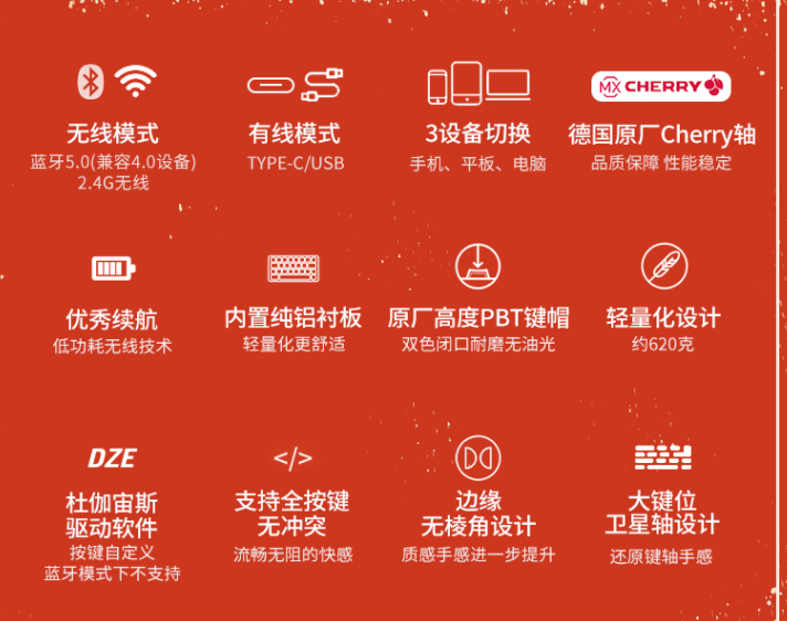 请叫我机械键盘摄影师——杜咖fusion静音红轴键盘体验分享