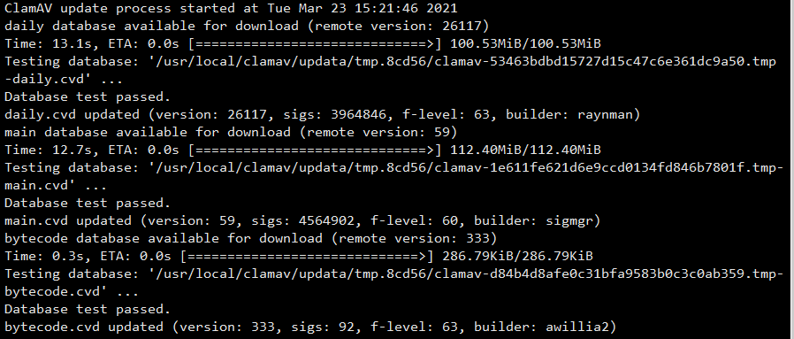 CentOS7部署ClamAV