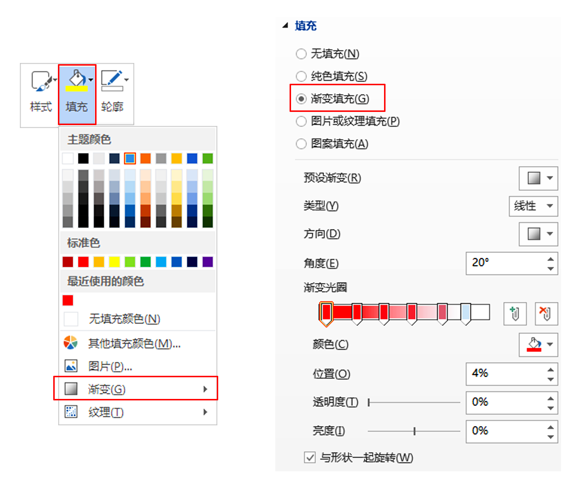 微信渐变国旗头像来了，Word制作“微信渐变国旗头像”