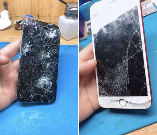 iphone8屏幕碎了，iphone8换屏多少钱