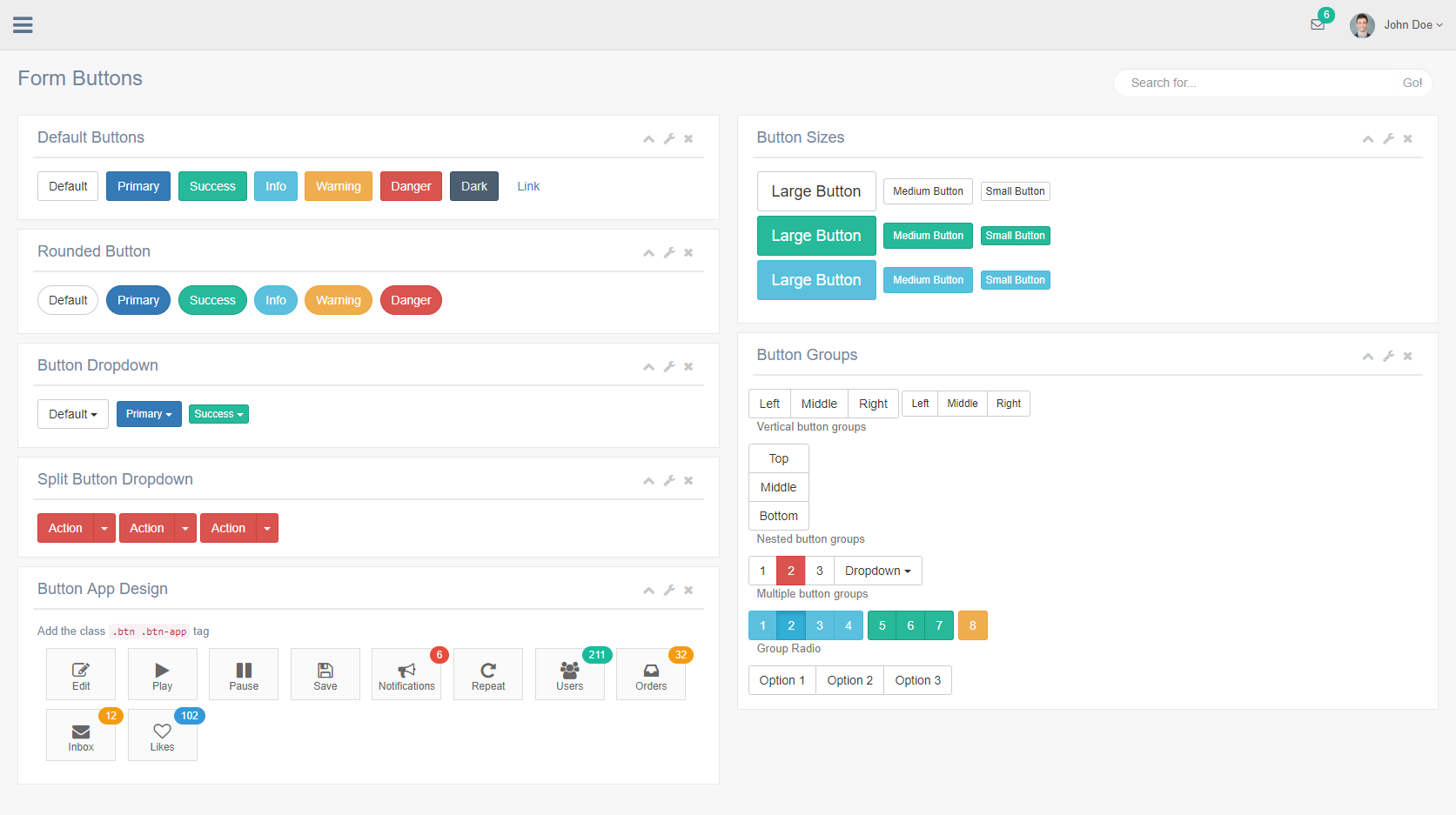 界面美观且友好的前端Bootstrap 3管理模板