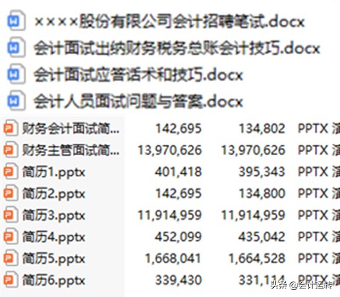 求职面试莫紧张！58个会计面试技巧+笔试考题+财务简历模板收好