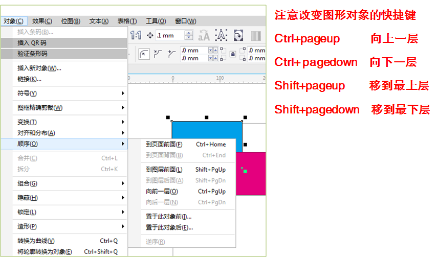 CorelDRAW图形对象的组织