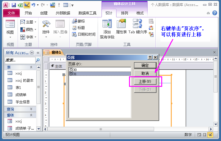 Access数据库窗体设计实例