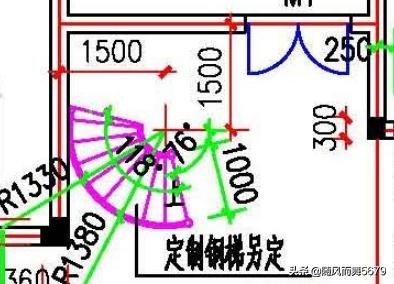 CAD绘制旋转楼梯平面图的操作步骤