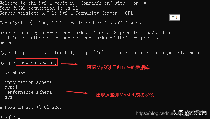 MySQL 8.0.25 - zip方式安装教程（Window10）