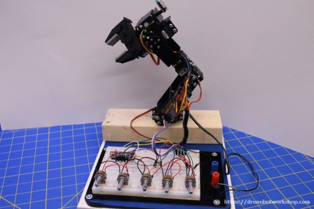 用Arduino做一个5自由度的机械手