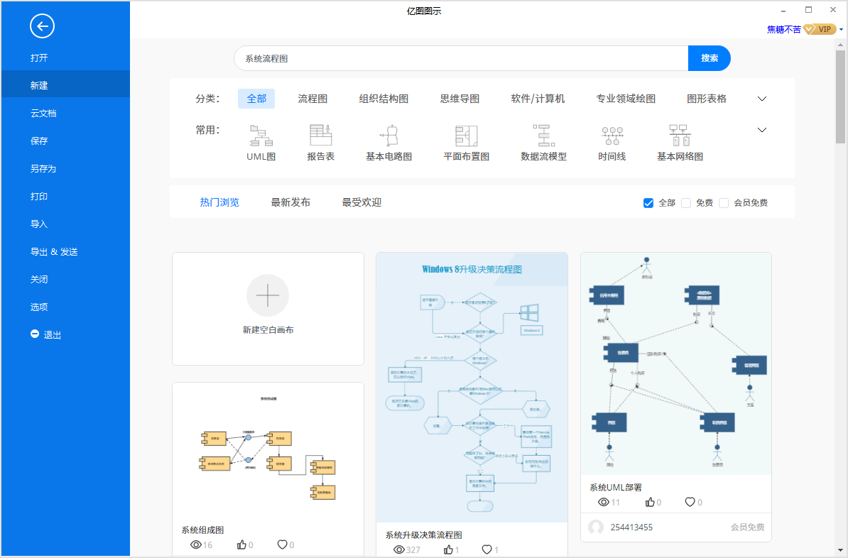 系统流程图用什么软件做？流程图绘制全教程